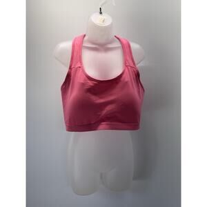 AVIA Women Ventilated Molded Cup Bra Size XXL (22) Hot Pink Hook Loop Closure